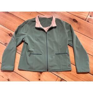 The Connoisseur Collection Women's Zip Up Jacket. Green. Golf. Ride. Play. XXL